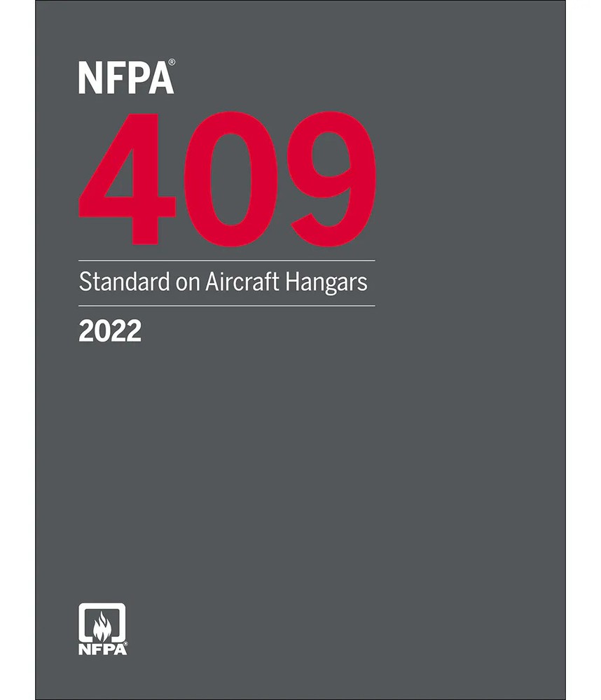 NFPA 409 Standard on Aircraft Hangars 2022 NEW STOCK FREE SHIPPING USA STOCK….