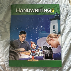 BJU Press Handwriting 6 Second Edition Workbook Paperback 2008, 112 Pages