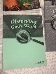 Abeka Observing God’s World Text Answer Key Test Key Quiz /Worksheet Key 4th Ed