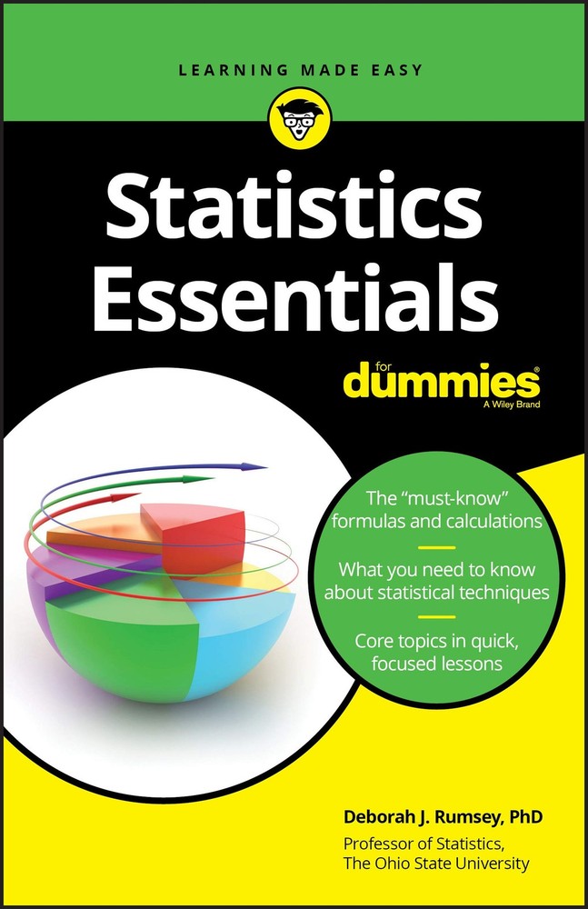 Statistics Essentials For Dummies – paperback Rumsey, Deborah J.