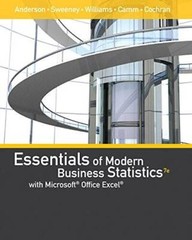 Essentials of Modern Business Statistics with Microsoft Excel, Loose-leaf – GOOD