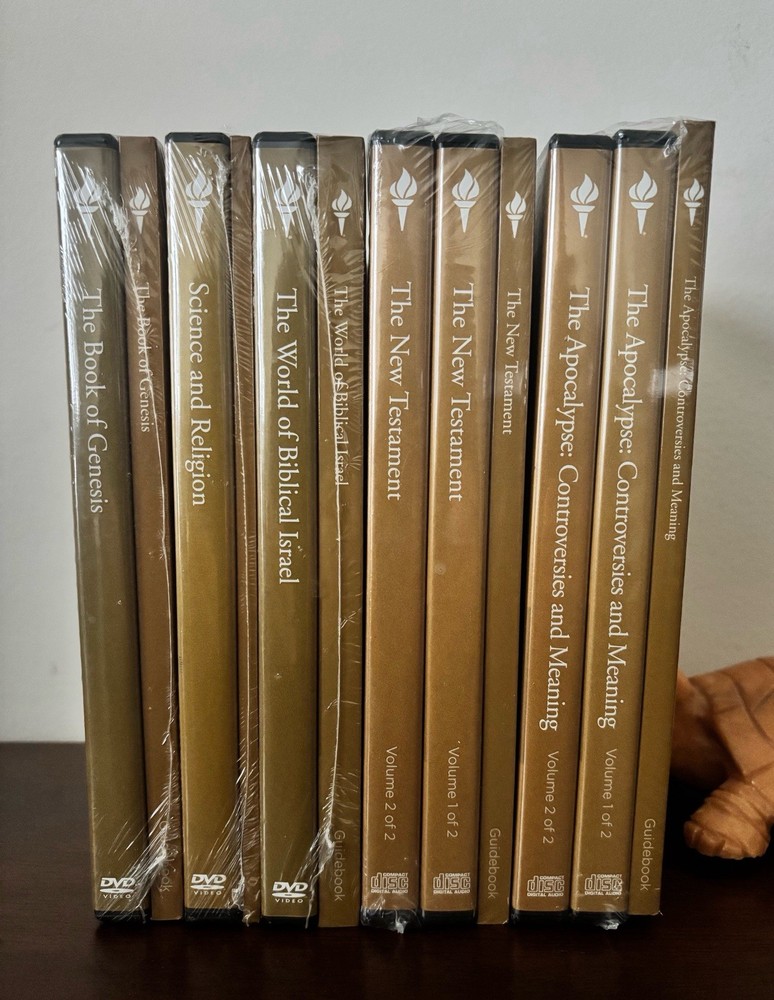 The Great Courses (5) Bible, Israel, Science, New Test & Apocalypse – DVDs & CDs
