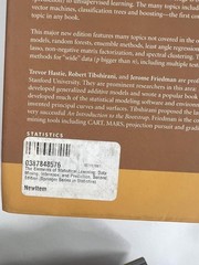 The Elements Of Statistical Learning 2nd Ed Hastie Tibshirani Springer Brown HC