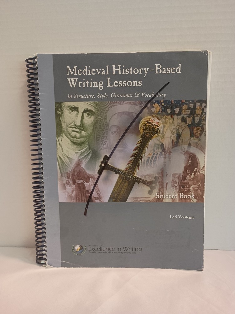 Medieval History-based Writing Lessons by Lori Verstegen (Spiral)