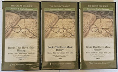The Great Courses Lit & English Language Books That Have Made History 3 Parts.