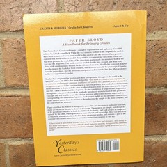 Paper Sloyd For Primary Grades Ednah Anne Rich 1905 Yesterday’s Classics Crafts