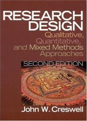 Research Design: Qualitative, Quantitati- 0761924426, paperback, John W Creswell