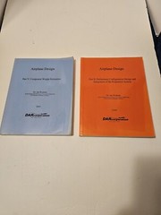 Airplane Design 2 Books Part V 2003 & Part II 2004 Excellent Condition