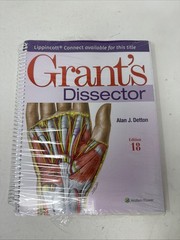 Grant’s Dissector by Alan J. Detton Paperback Book. 18th Ed.