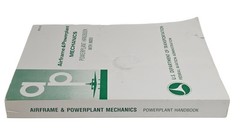FAA Airframe & Powerplant Mechanics Powerplant Handbook AC65-12A Vtg Manual Book