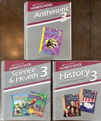 Abeka Grade 3 Curriculum / Lesson Plan Bundle – Arithmetic, History, Science