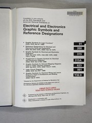 Electrical & Electronics Graphic Symbols Reference IEEE ANSI 1987 HC Ex-Library