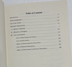Baylor University Institute for Oral History: A Guide to the Collection 1970-85