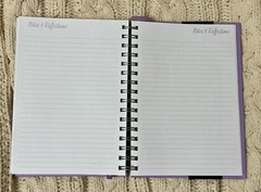 Mindfulness Journal Purple – Hardcover, Spiral Bound, 2 Sticker Sheets, 272 Page