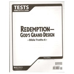 BOB JONES BIBLE TRUTHS 6 TESTS 3RD EDITION