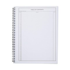 Carbonless Laboratory Notebook 100 Sheets Engineering Paper 8.5×11 2 Pack
