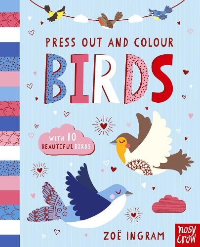 Press-Out and Colour: Birds by N/A Book The Fast Free Shipping