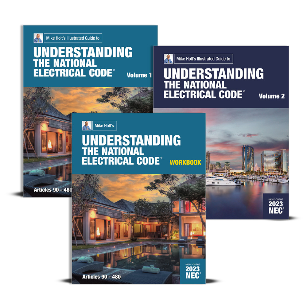 Mike Holt’s 2023 Understanding the National Electrical Code Book Package