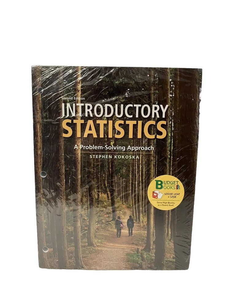 Introductory Statistics A Problem Solving Approach Stephen Kokoska NEW SEALED