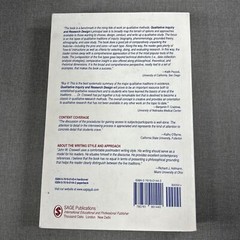 QUALITATIVE INQUIRY AND RESEARCH DESIGN By John W Creswell 1998 Book