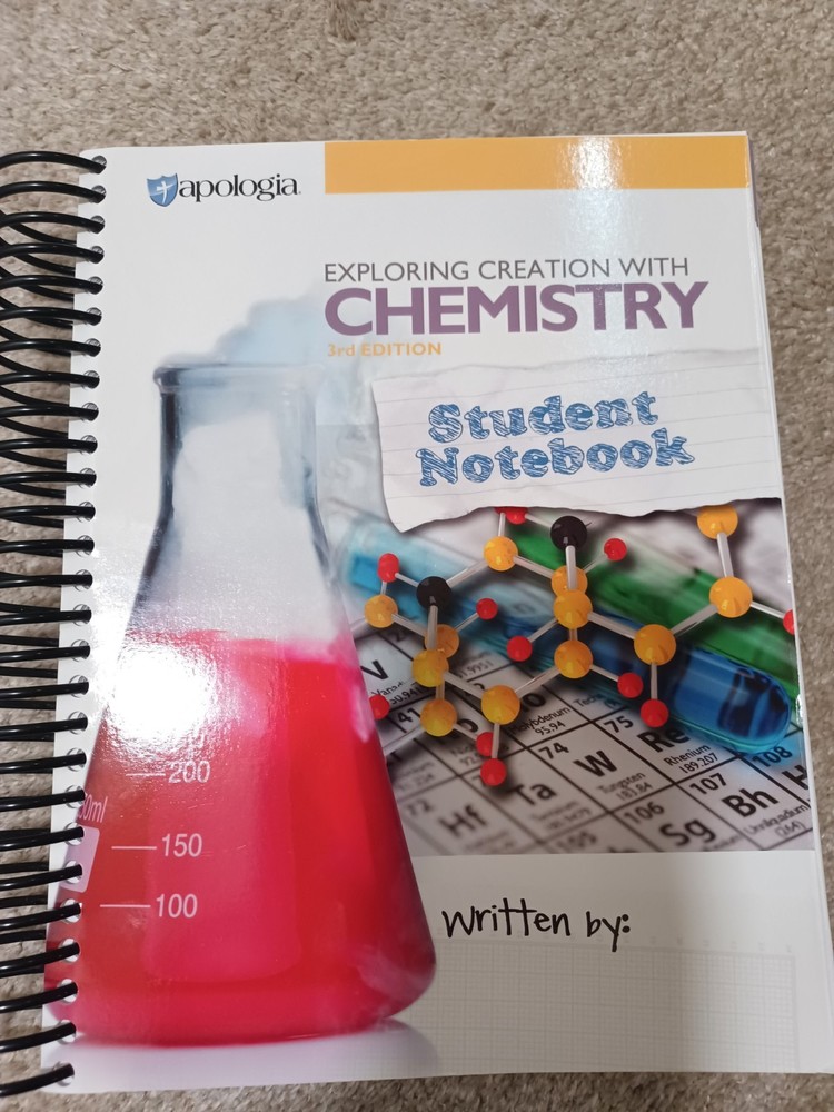 Apologia Exploring Creation with Chemistry Student Notebook 3rd Ed Ring/Wire