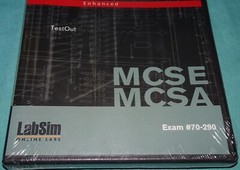 MCSE MCSA LabSim for MANAGING microsoft windows server 2003 environment 70-290