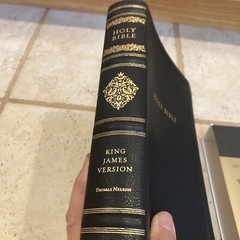 KJV Sovereign Collection Bible, Personal Size, Red Letter Edition INDEXED