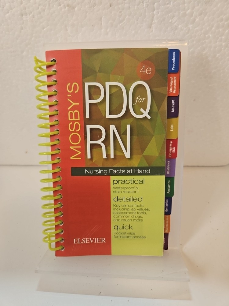 Mosby’s PDQ for RN – Spiral-Bound NO MARKINGS