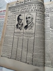 THE NEW YORK TIMES PAGE ONE Major Events 1920-1983 292 pages Hard Back 15.5X11.5