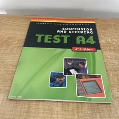 ASE Test Preparation A4 Suspension and Steering 4th ED by Delmar Learning Book
