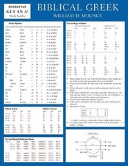 Biblical Greek Laminated Sheet – Pamphlet, by Mounce William D. – Very Good