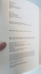 Rare Math: Ergodic Theory and Differentiable Dynamics Mane 1987 Springer NEW