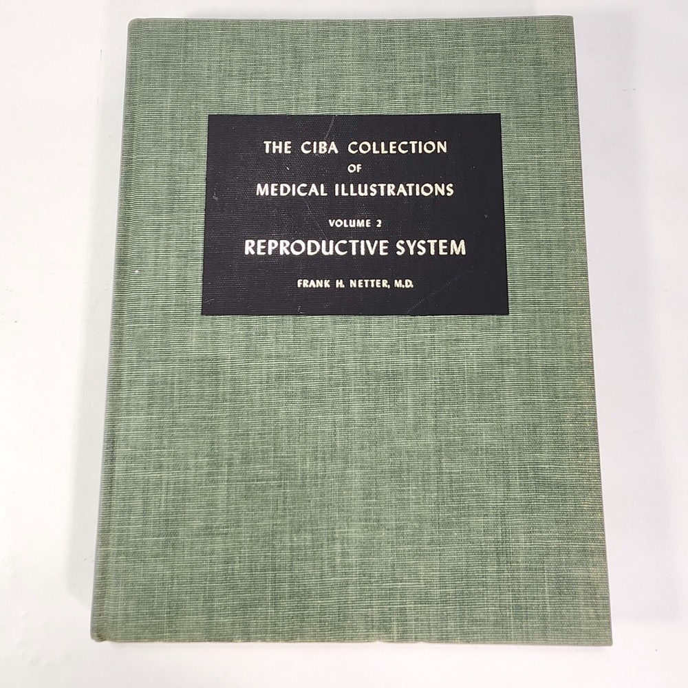 Ciba Medical Illustrations Reproductive System Vol 2 Frank Netter Book 1984 HC