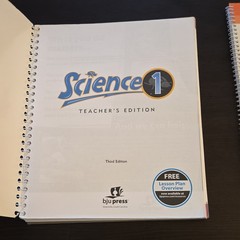 BJU Press Science 1 Teacher’s Edition 3rd Ed Spiral w/ Answer Key, CD-ROM