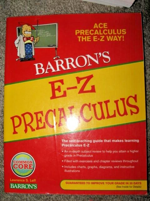 Barron’s Easy Way Ser.: E-Z Precalculus by Peter Eisen (2009, Trade…