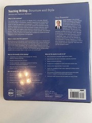 Teaching Writing Structure And Style Seminar Workbook Andrew Pudewa 2nd Edition