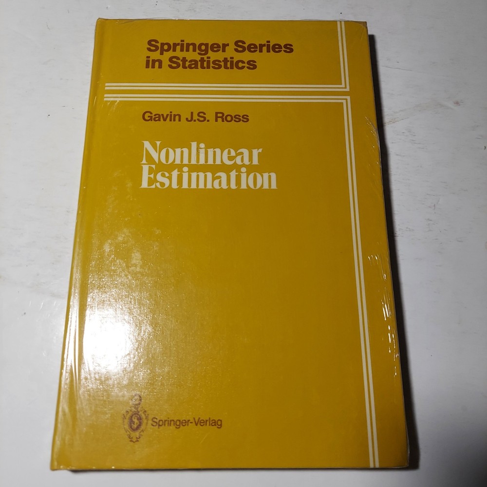 Nonlinear Estimation (Springer Series in Statistics) by Gavin J.S. Ross 1990 HC