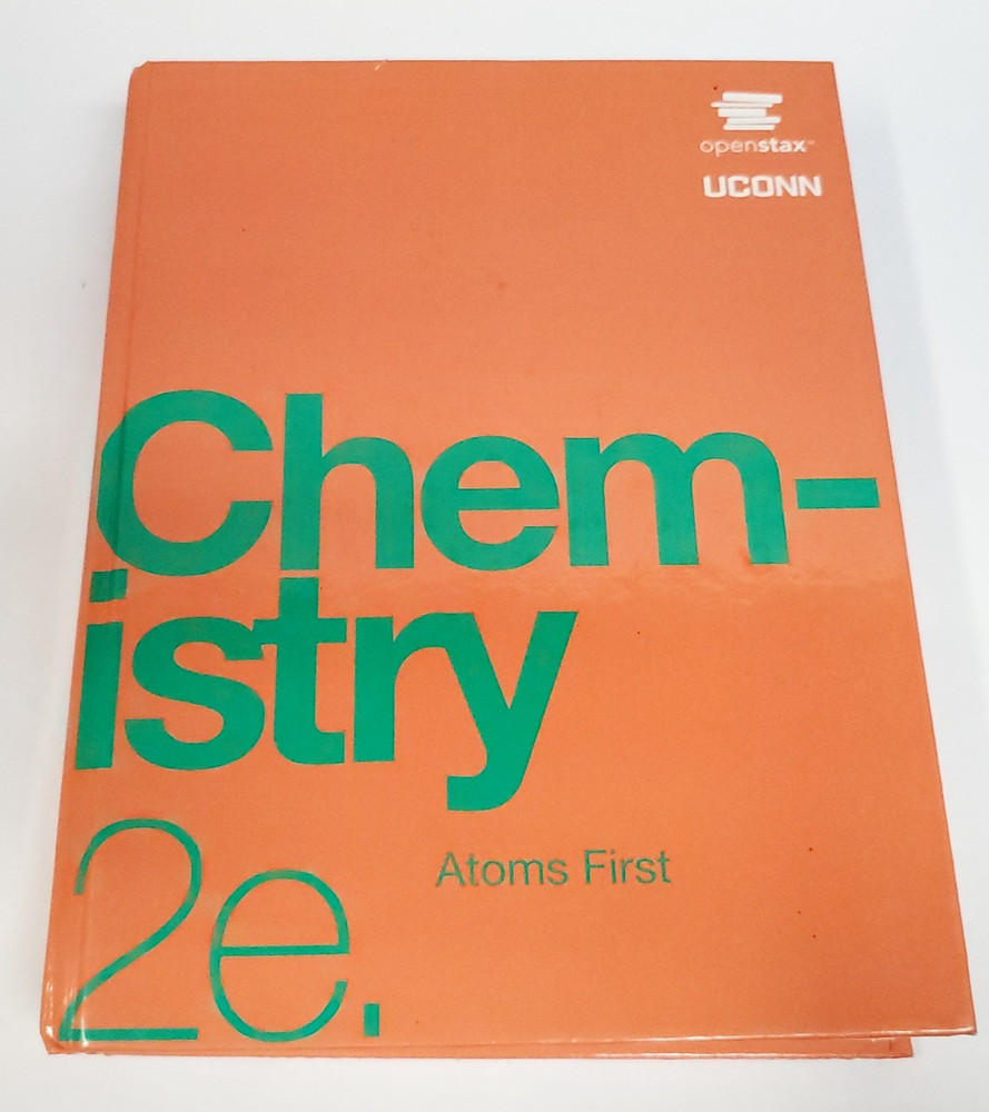 OpenStax UCONN Chemistry Atoms First 2e Hardcover Color Version 2nd Edition