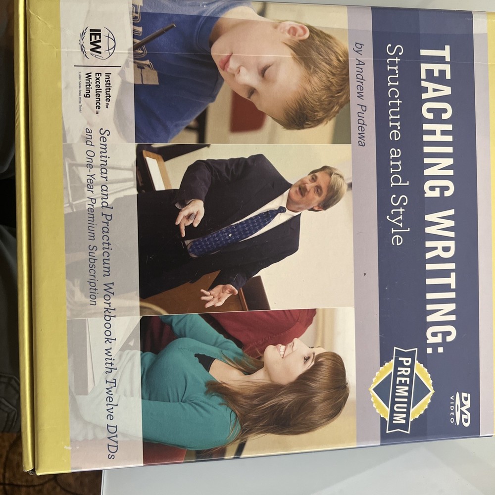 IEW Teaching Writing Structure and Style Premium Andrew Pudewa 12 DVDs Workbook
