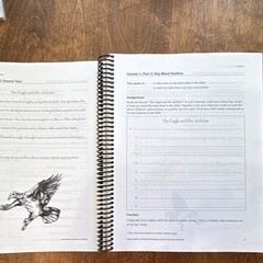 IEW Fables, Myths, and Fairy Tales Student Book Spiral by Maria Gerber Writing