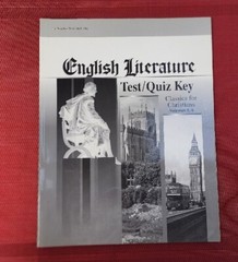 A Beka Book ENGLISH LITERATURE Teacher Test / Quiz Key 43249006 pb