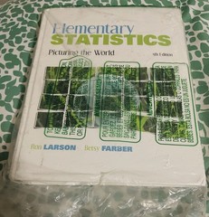 Elementary Statistics Picturing the World 5th Edition Larson Farber Textbook