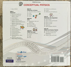 Conceptual Physics The High School Program Teacher Edition Paul G. Hewitt 11 ed.