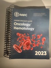 AAPC Coder’s Specialty Guide Oncology/Hematology 2023 Spiral Bound CPT HCPCS