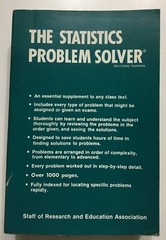 The Statistics Problem Solver: An essential supplement with over 1000 pages