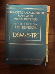 Diagnostic and Statistical Manual of Mental Disorders, 5th Ed APA Paperback