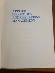 Applied Production and Operations Management By James R. Evans