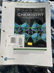 Chemistry: The Central Science 14th Edition Pearson Books a la Carte