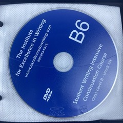 IEW SWI Continuation Course Level B – Student Materials, 9 DVDs + Teacher CD-ROM