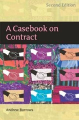 A Casebook on Contract: Second Edition By Andrew Burrows